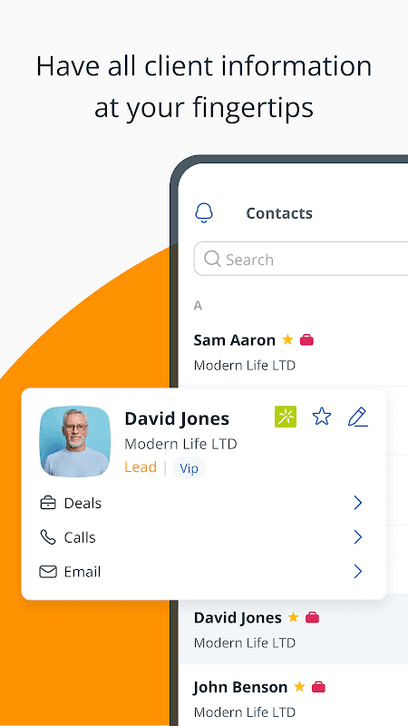 OnePageCRM: Mobile Sales CRM screenshot 4