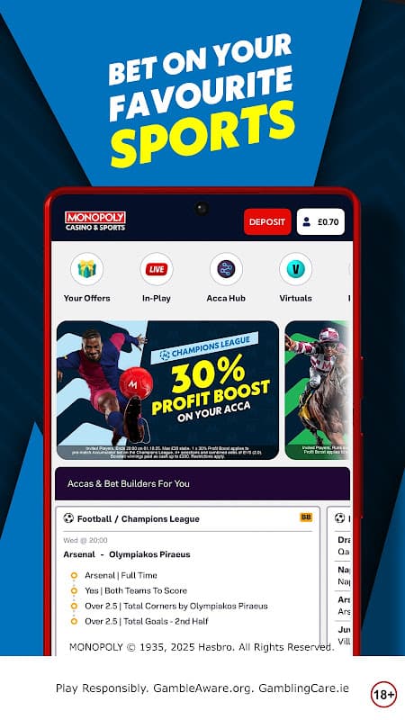 MONOPOLY Casino & Sports Bets screenshot 3