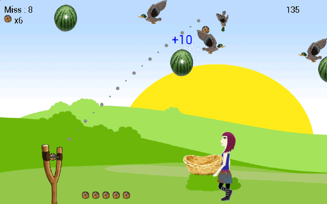 Shoot Girl's Fruits : Gulel screenshot 6
