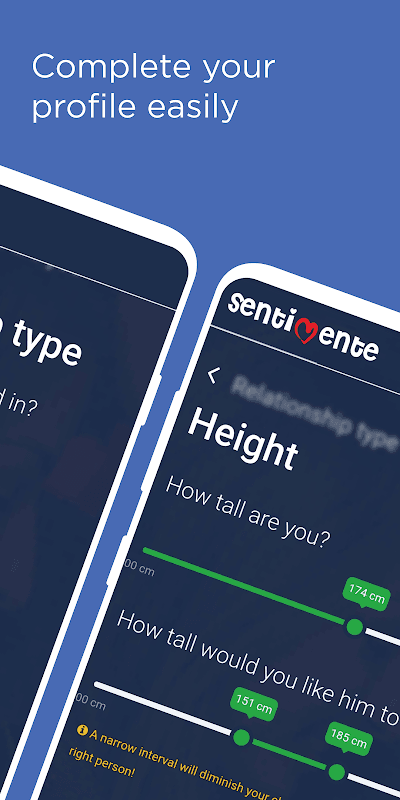 Sentimente - dating & love screenshot 3