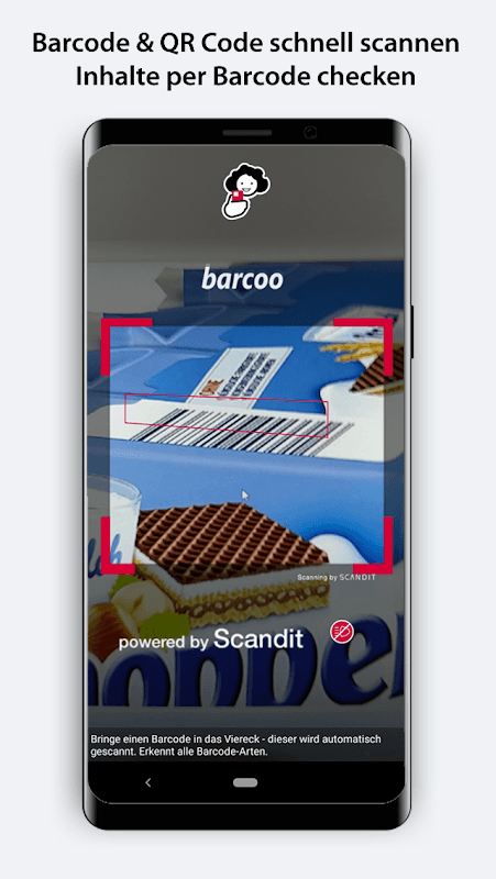 barcoo - QR Scanner. Inhalte per Barcode checken screenshot 1