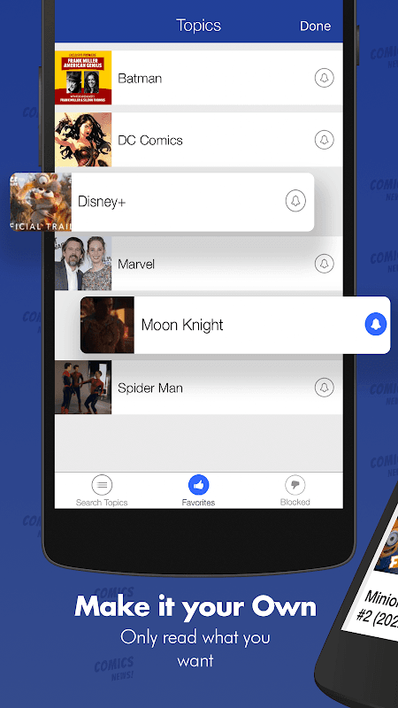 Comics News: Heroes & Movies screenshot 4