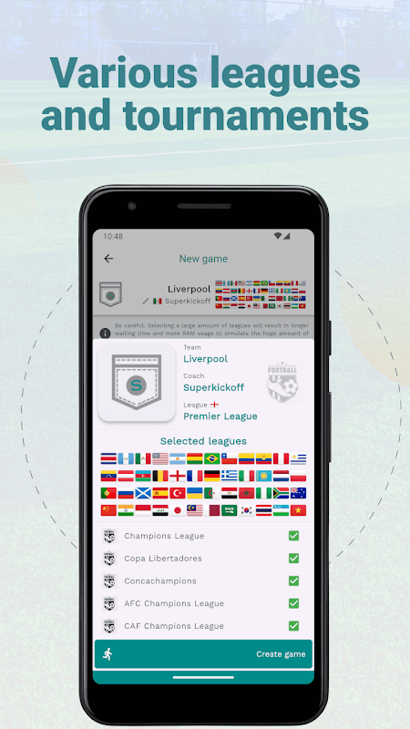 Superkickoff Football Manager screenshot 2