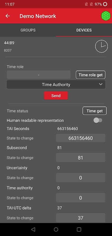 Bluetooth mesh by Silicon Labs screenshot 1