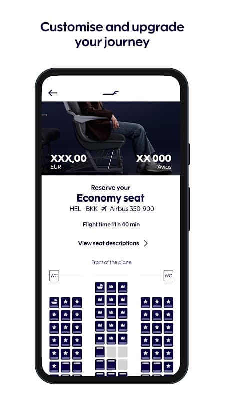 Finnair screenshot 4