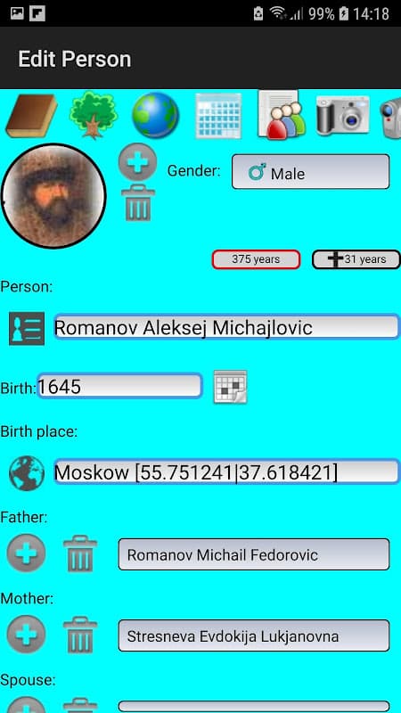 The Family Tree of Family screenshot 2