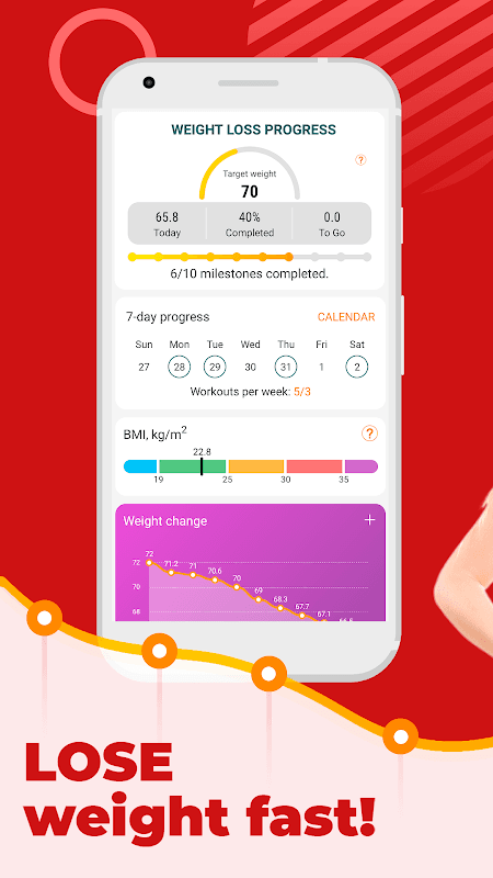 Yoga for weight loss - lose weight program at home screenshot 5