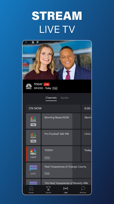 The NBC App - Stream Live TV and Episodes for Free screenshot 3