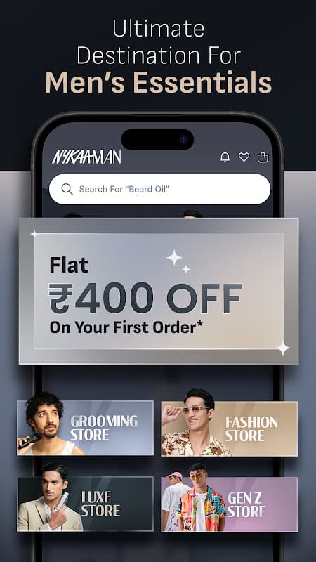 Nykaa Man-Men's Grooming Store screenshot 1