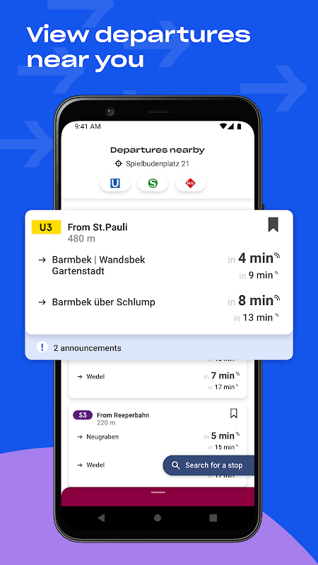 HVV - Navigation & tickets for Hamburg screenshot 2