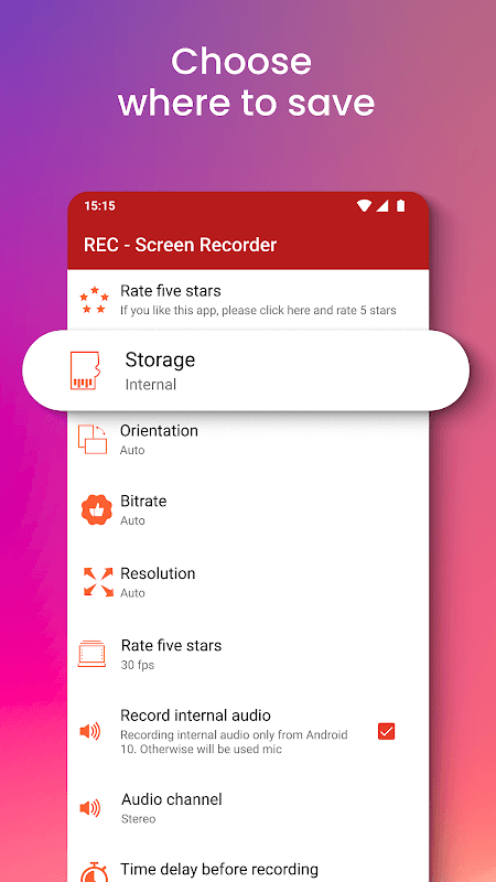 REC HD Screen Recorder screenshot 5