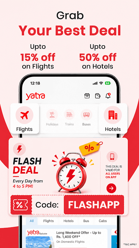 Yatra - Flights Hotels Bus IRCTC/Trains & Ola/Uber screenshot 4