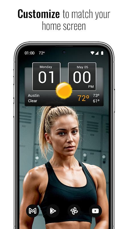 Digital clock & world weather screenshot 2