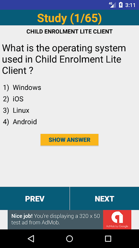 CELC Operator Exam for UIDAI screenshot 2