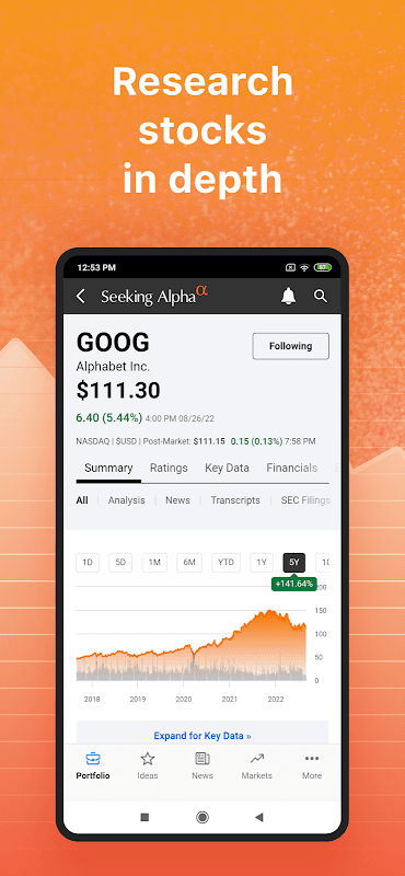 Seeking Alpha: Stock Market News & Analysis screenshot 5