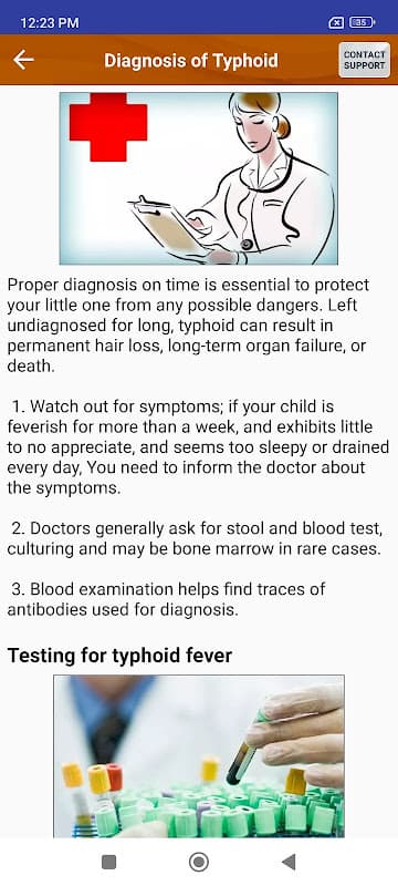 Typhoid Fever Diet & Treatment screenshot 6
