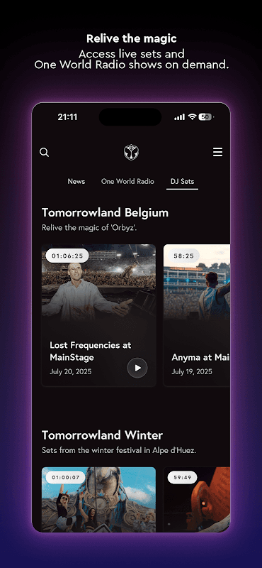 One World Radio - Tomorrowland screenshot 4