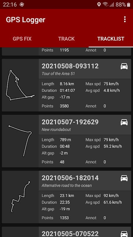 GPS Logger screenshot 5