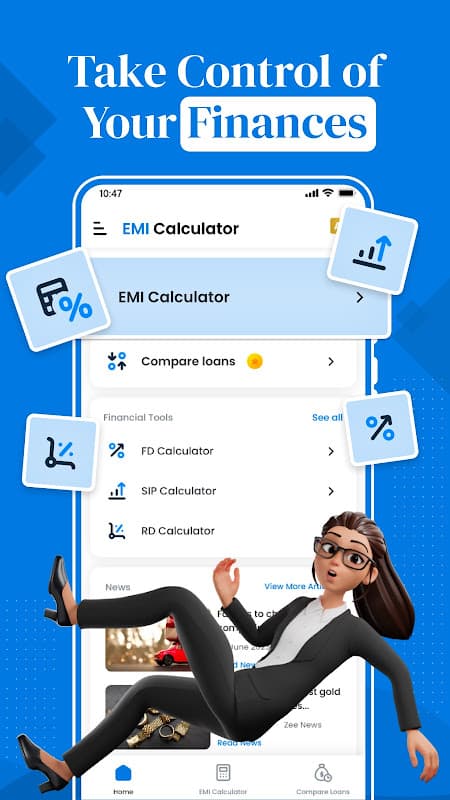 EMI Calculator - Loan & Finance Planner screenshot 1