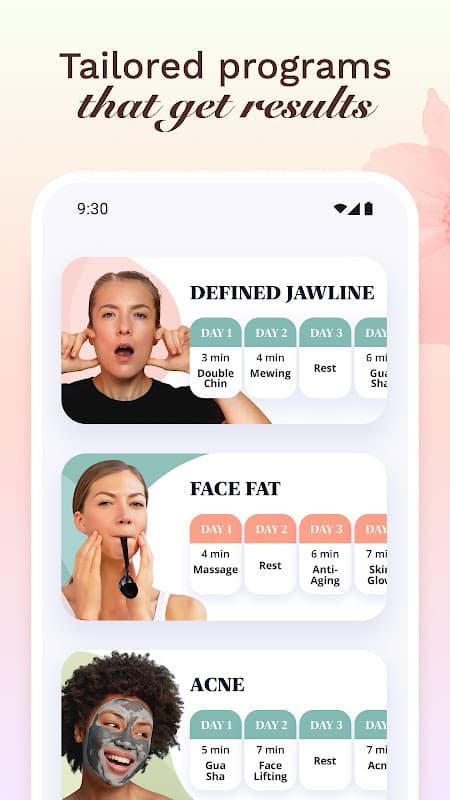 Facetory: Face Yoga & Exercise screenshot 3