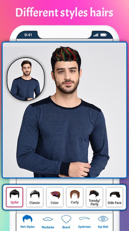 Men HairStyle, Suits, Mustache screenshot 2