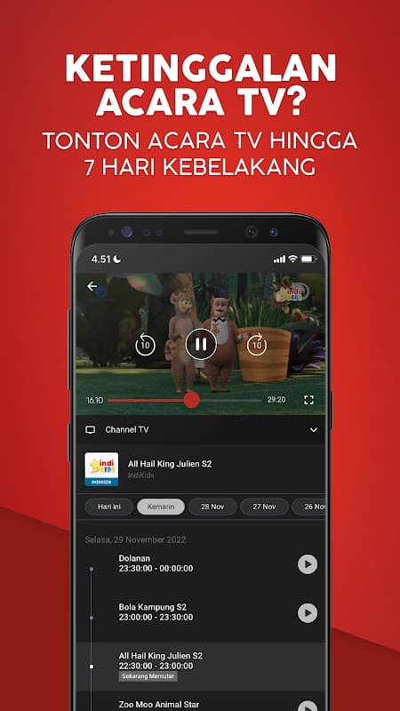 UseeTV GO: Nonton Live TV & Video Indonesia screenshot 5