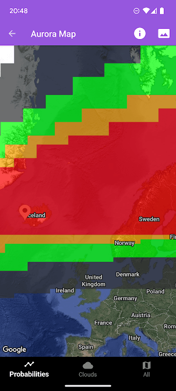 My Aurora Forecast - Aurora Alerts Northern Lights screenshot 2