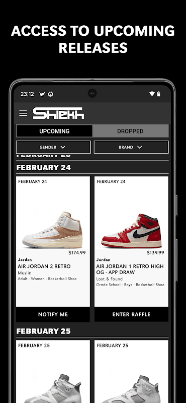 Shiekh Shoes: Shop Releases screenshot 2