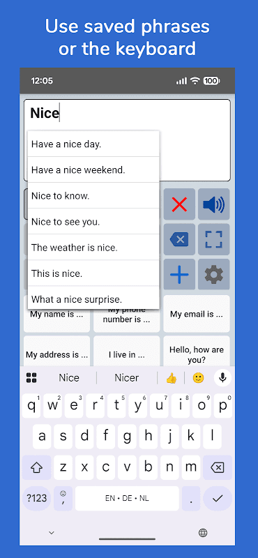 Speech Assistant AAC screenshot 2