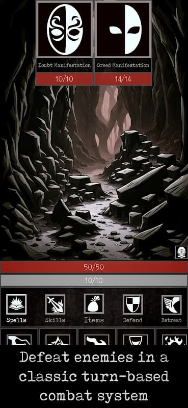 Grim Quest - Old School RPG screenshot 2
