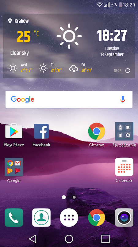 Simple weather & clock widget screenshot 4