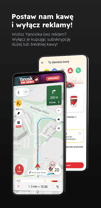 Yanosik: "antyradar", korki, nawigacja, kamera screenshot 5