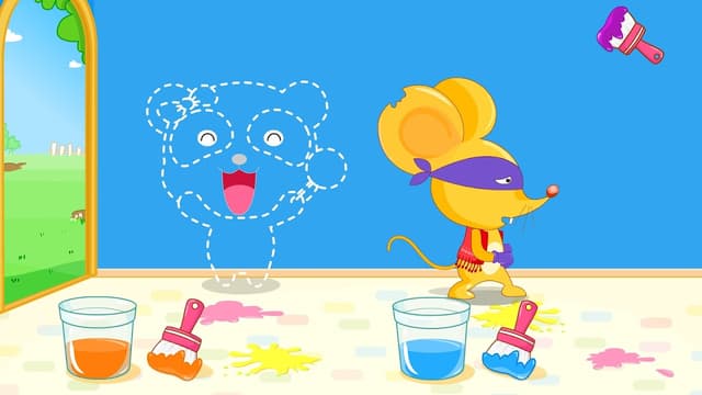 Baby Panda’s Color Mixing Studio screenshot 3