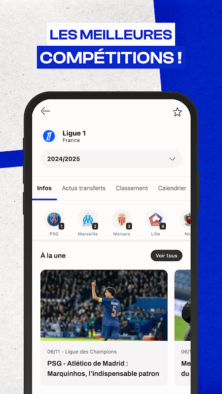 Foot Mercato : transferts, résultats, news, live screenshot 5