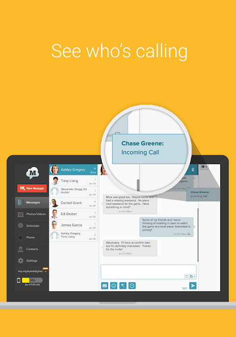 Sync SMS Messages from your PC screenshot 3