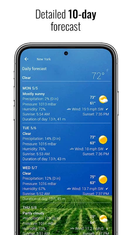 Digital clock & world weather screenshot 5