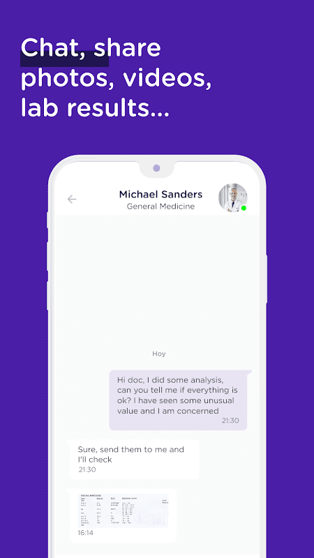 MediQuo Medical Chat - Online screenshot 2
