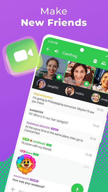 Camfrog - Group Video Chat screenshot 1