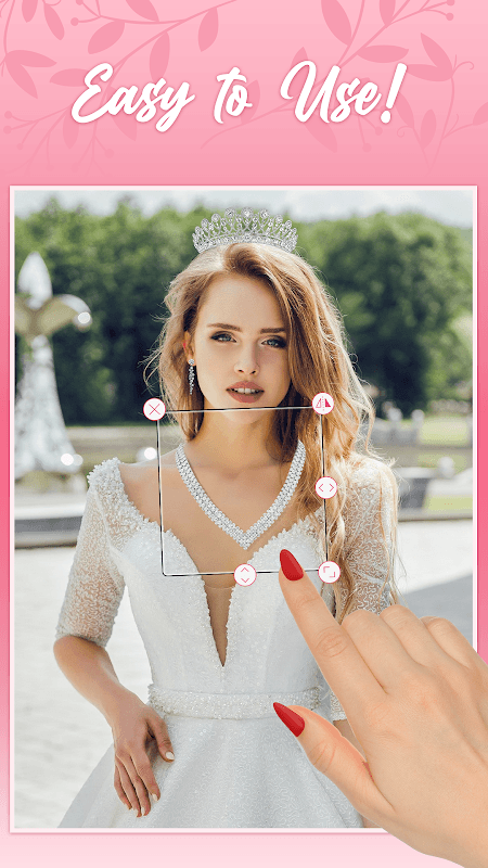 Wedding Hairstyles on photo screenshot 2