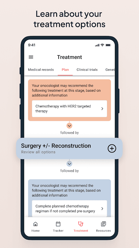 Outcomes4Me Cancer Care screenshot 1