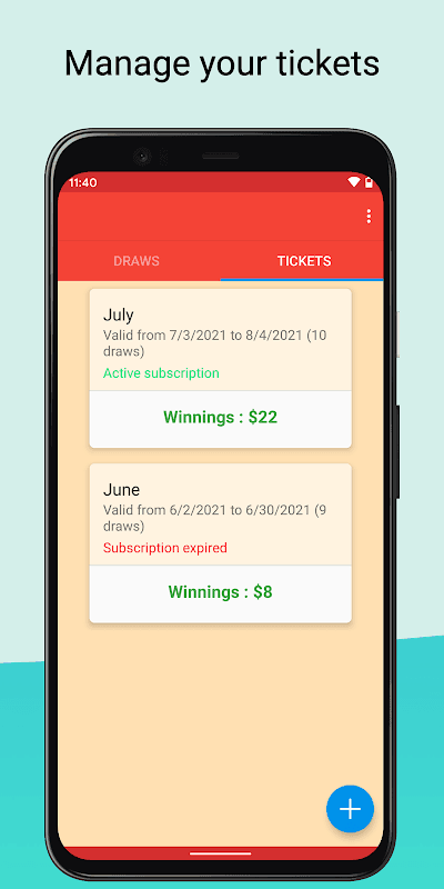 Results for USA lotteries screenshot 3
