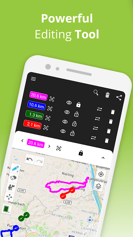 TouchTrails - Route Planner, GPX Viewer/Editor screenshot 3
