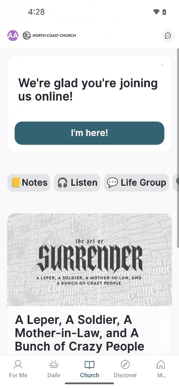 North Coast Church App screenshot 2