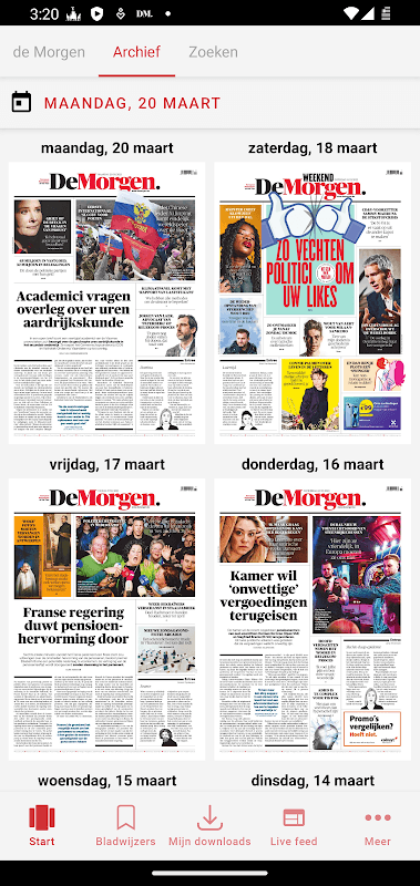 De Morgen Print Editie screenshot 2