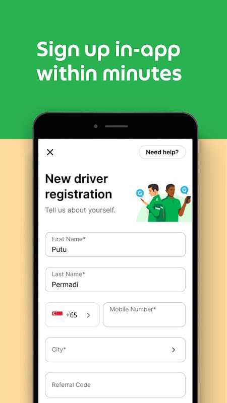 GrabTaxi Driver screenshot 2