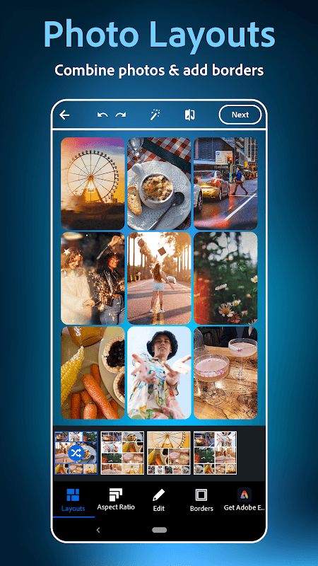 Adobe Photoshop Express:Photo Editor Collage Maker screenshot 2
