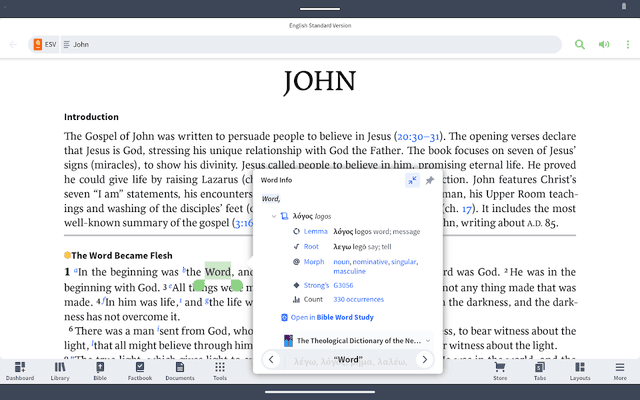 Study Bible by Faithlife with images and notes screenshot 6