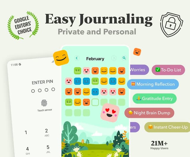 Daylio - Diary, Journal, Mood Tracker screenshot 1