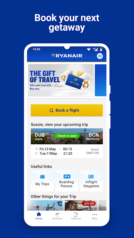 Ryanair - Cheapest Fares screenshot 1