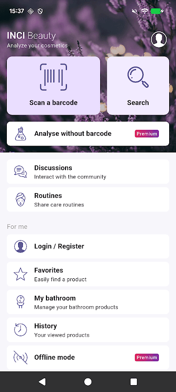 INCI Beauty - Analyse de produits cosmétiques screenshot 1